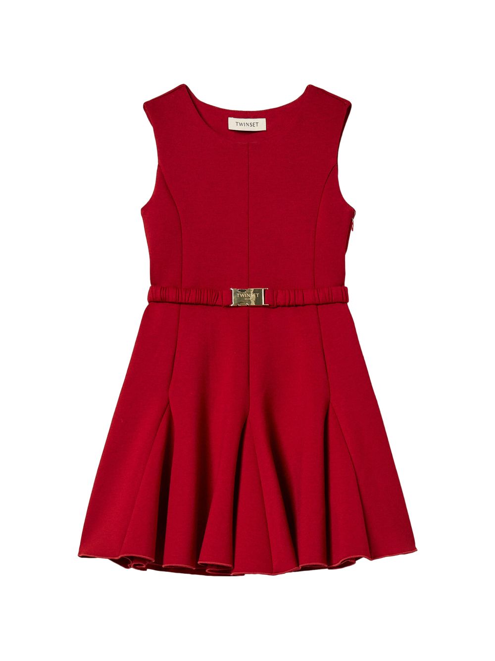 Twinset Girl 262GJ2137 abito corto rosso