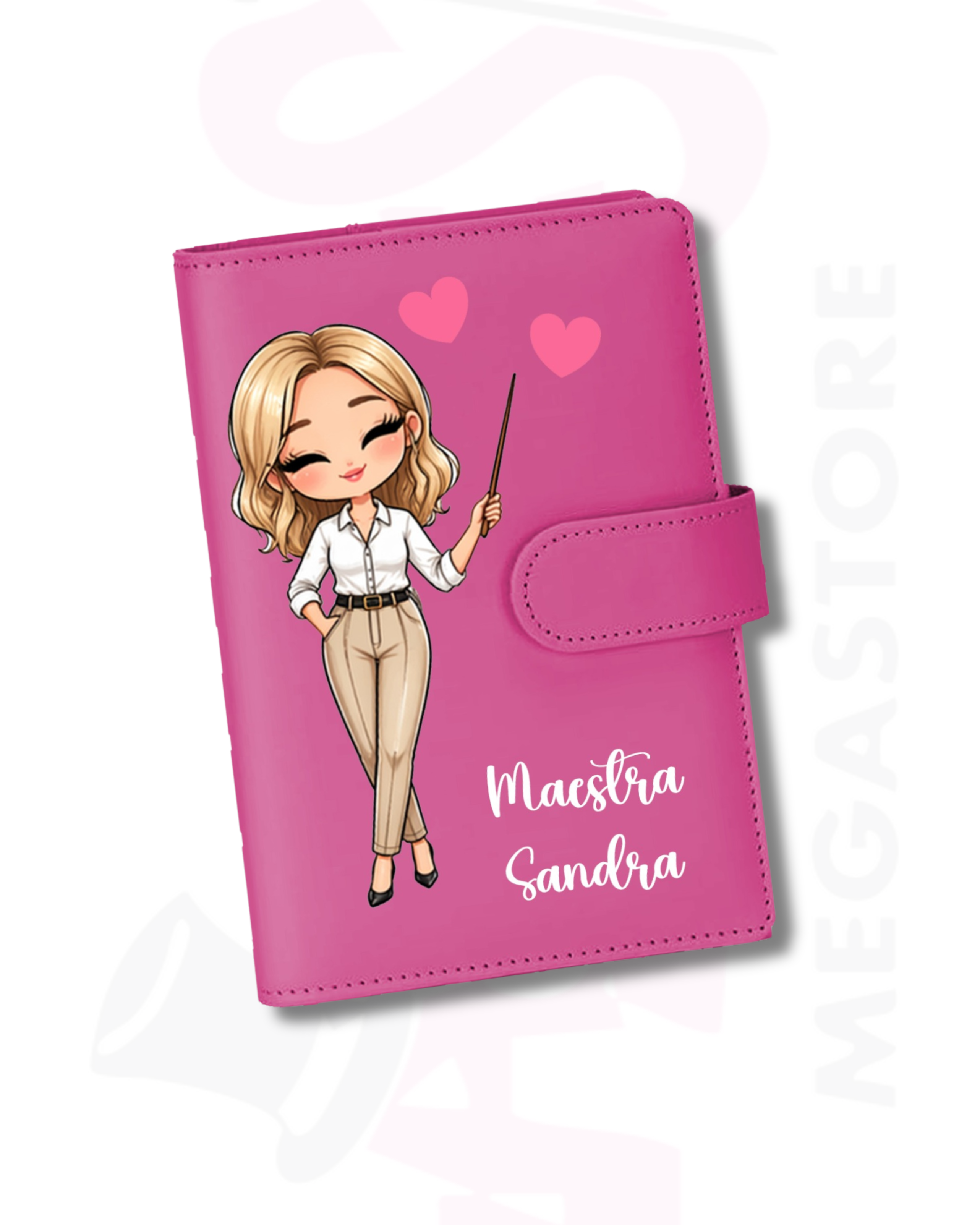 Mr. Gadgets porta agenda per maestri personalizzata colorata