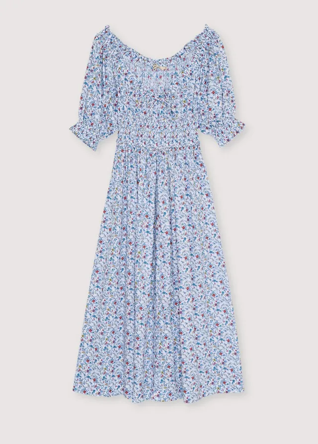 The New Society Cloe Print vestito donna in cotone sample