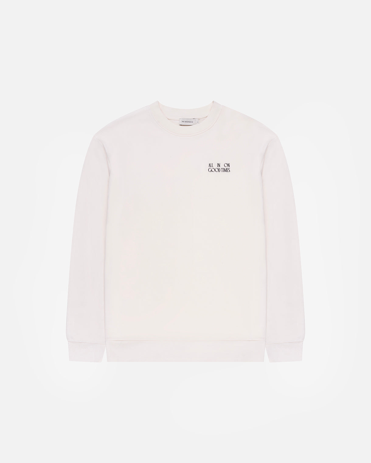 Goodpeople Lax maglione stampa bianco cotone