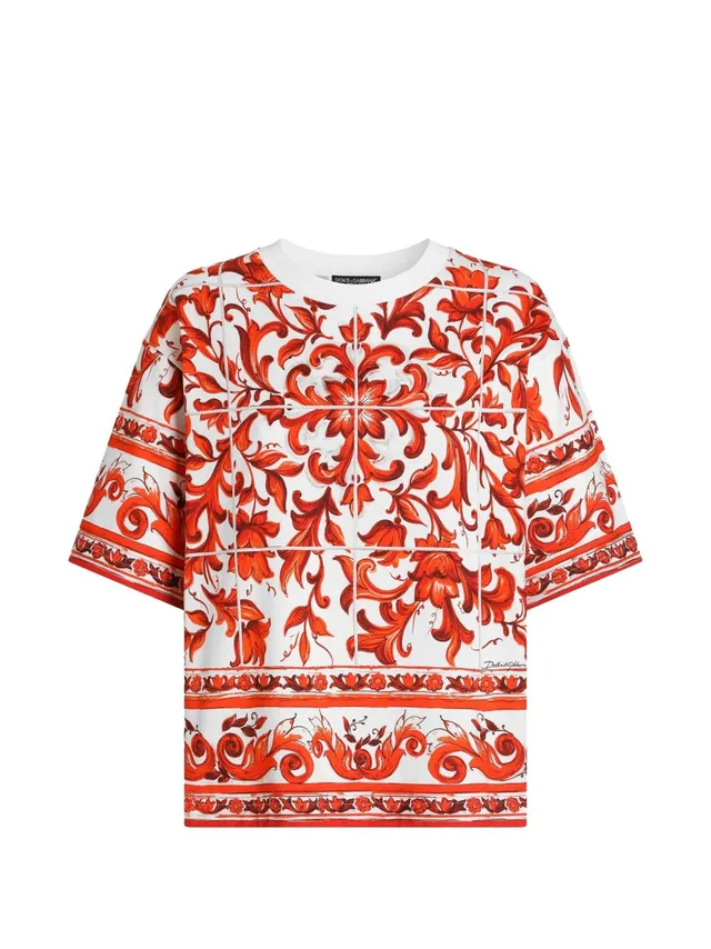 Dolce & Gabbana F8U10T T-shirt donna elegante
