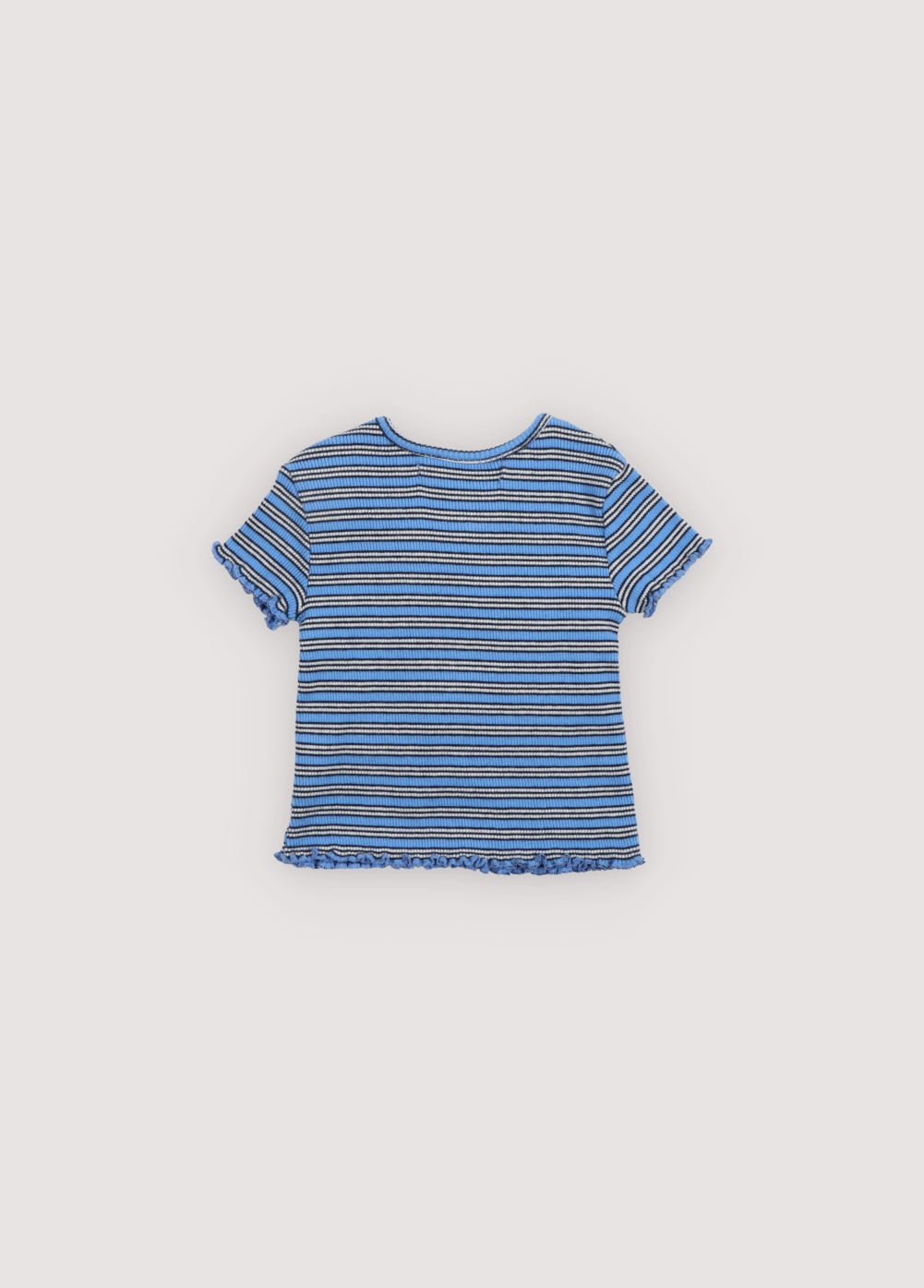 The New Society TNS Rib Baby Tee maglia righe midnight 6 mesi