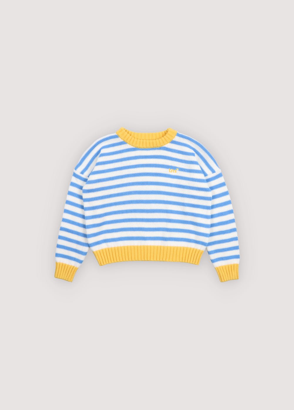 The New Society Marigold maglione bambino righe blu cotone