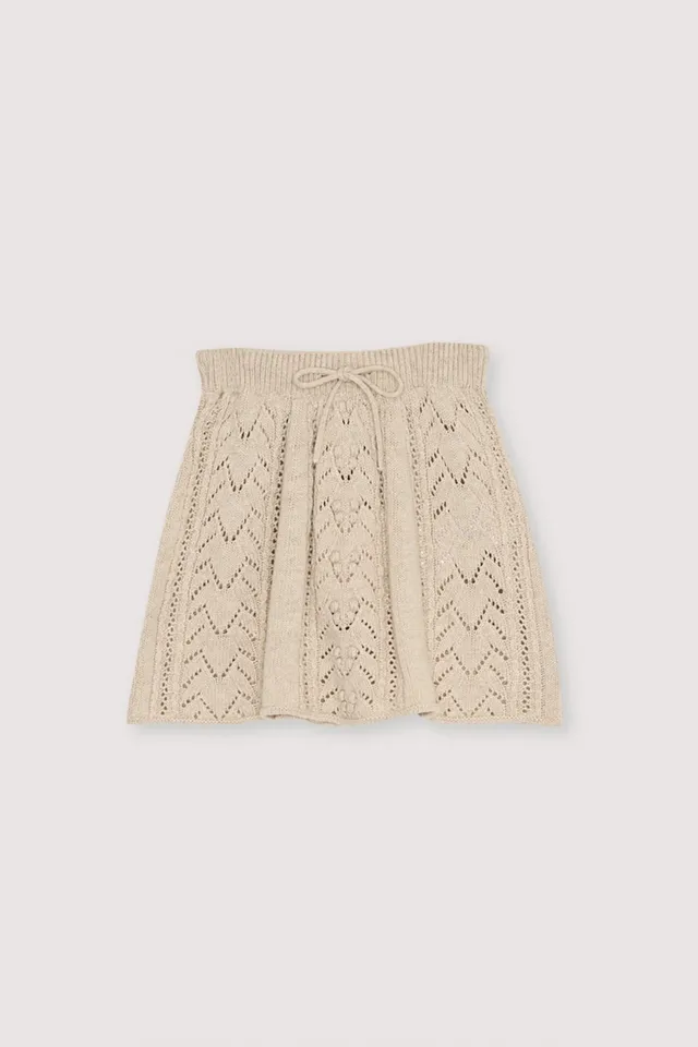 The New Society Lila Gonna Bimba Maglia Bianca 6 Anni