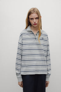 The New Society Ona polo donna righe cotone