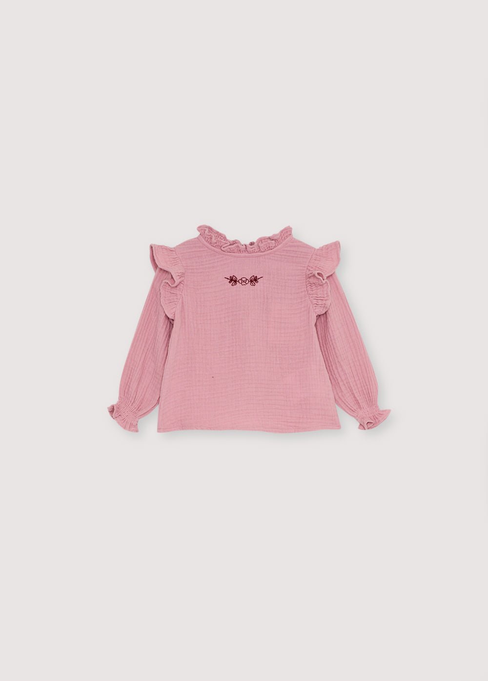 The New Society Maitea camicetta neonata Dream Blush 6m cotone