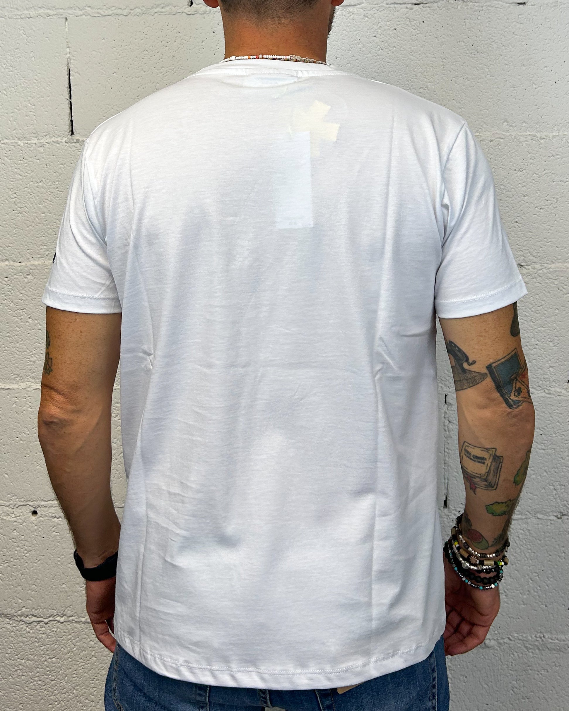 SUPERCULTURE Notti Magiche t-shirt bianca uomo