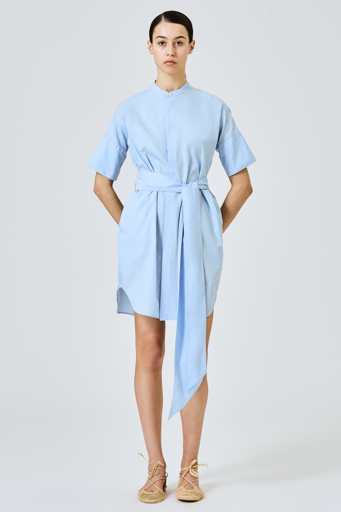 Sa Su Phi Daria abito camicia corto bianco cotone 38-42