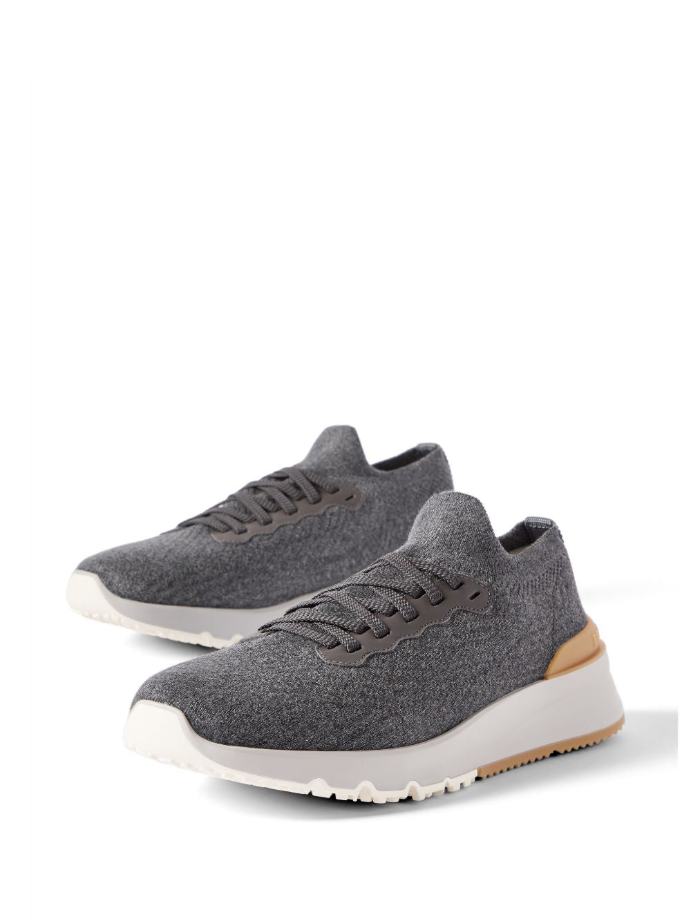 Brunello Cucinelli MZUPMBO252 scarpe basse uomo lavagna