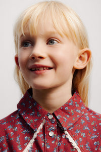 The New Society Bloom camicia donna floreale cotone