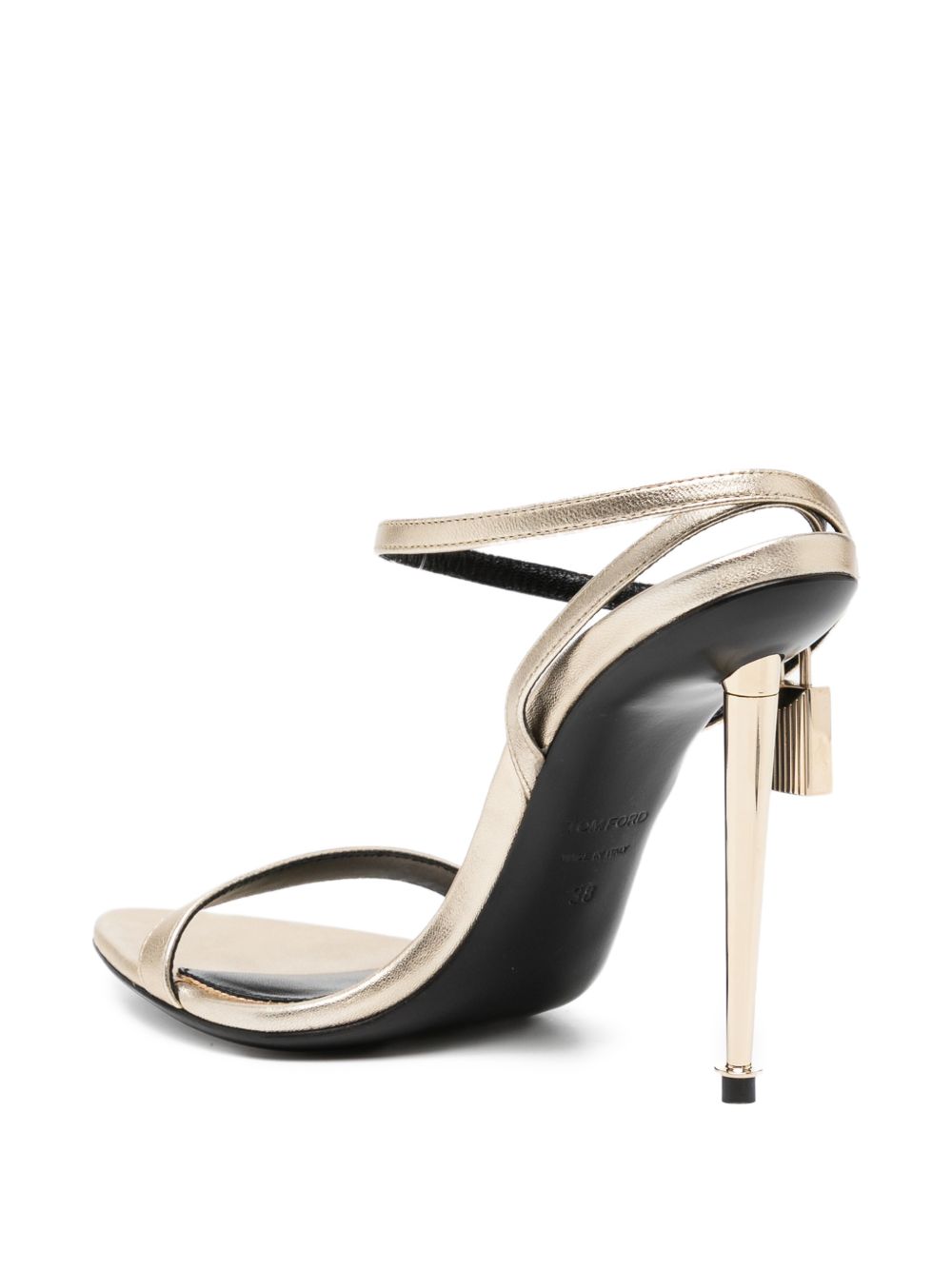 Tom Ford W2272 scarpe con tacco pale gold