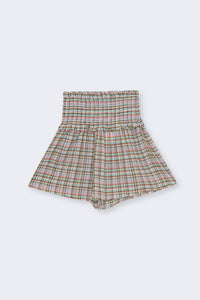 The New Society Zinnia Shorts donna a quadri Zinnia Check