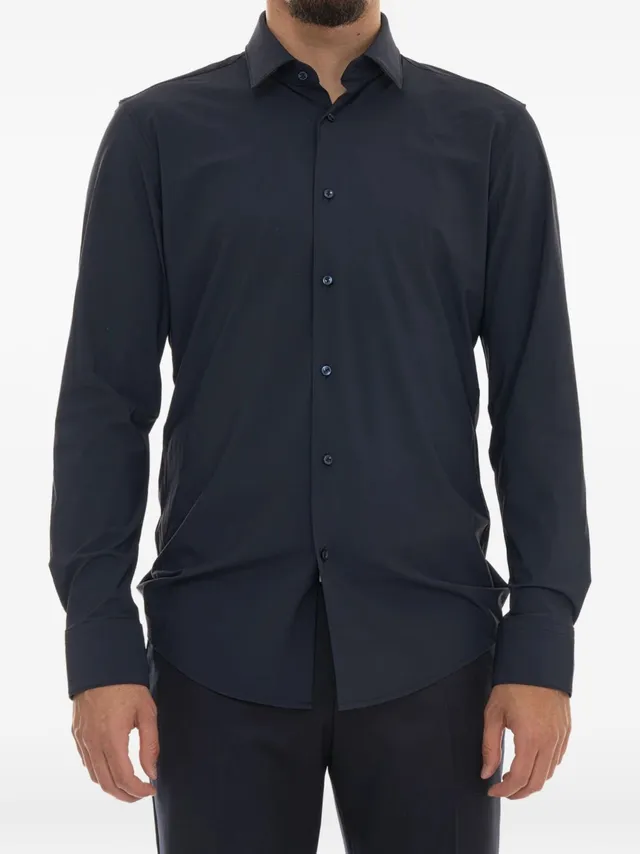 Boss 50555747 camicia dark blue uomo