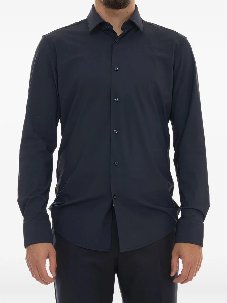 Boss 50555747 camicia dark blue uomo