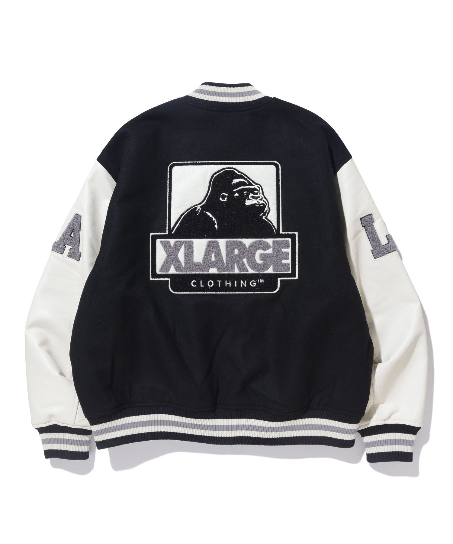 X-Large OG Logo giacca varsity marrone lana