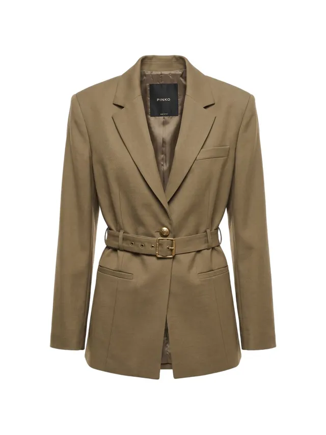 Pinko 107864 A3MSV59 giacca donna verde pietra