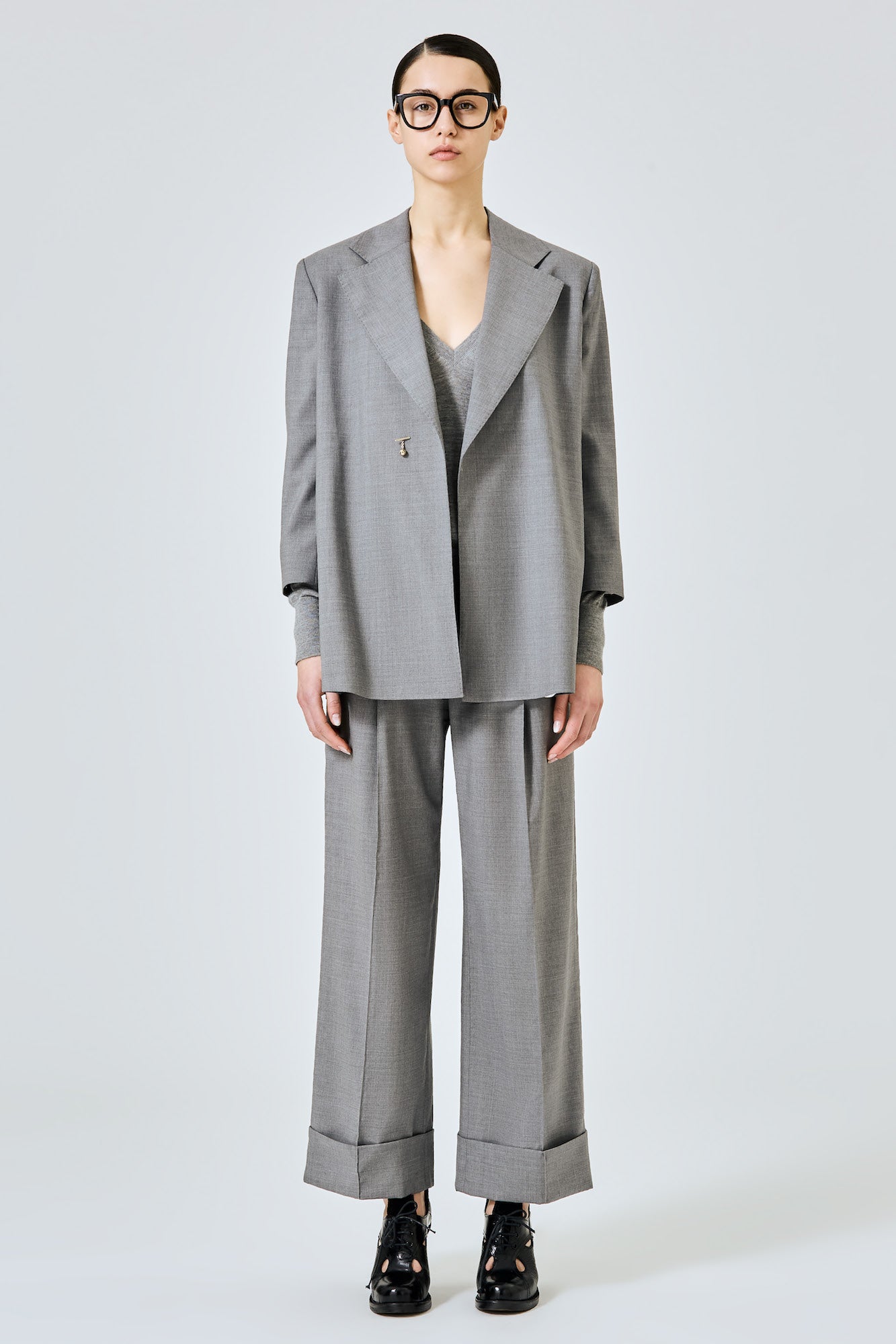 Sa Su Phi Boxy Benni blazer lana grigio
