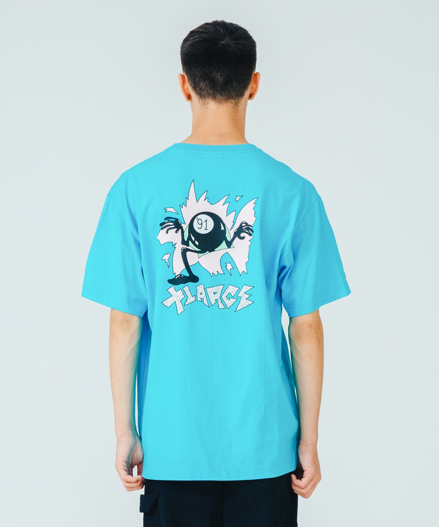 X-Large 91Ball maglietta maniche corte bianca cotone