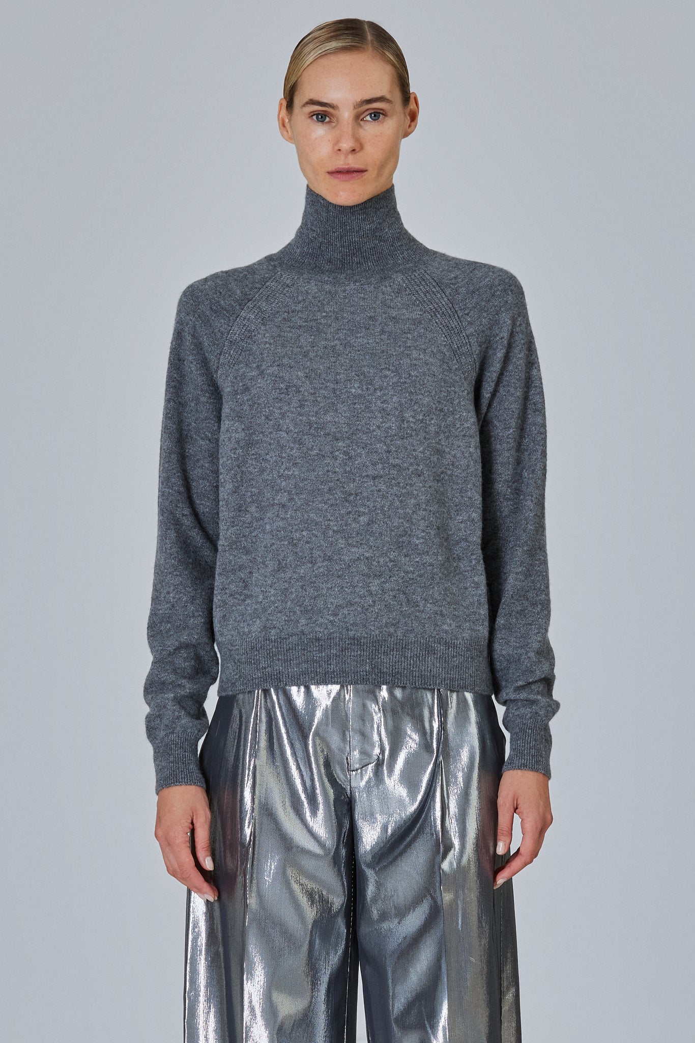 Sa Su Phi High Neck Sweater maglione collo alto a coste