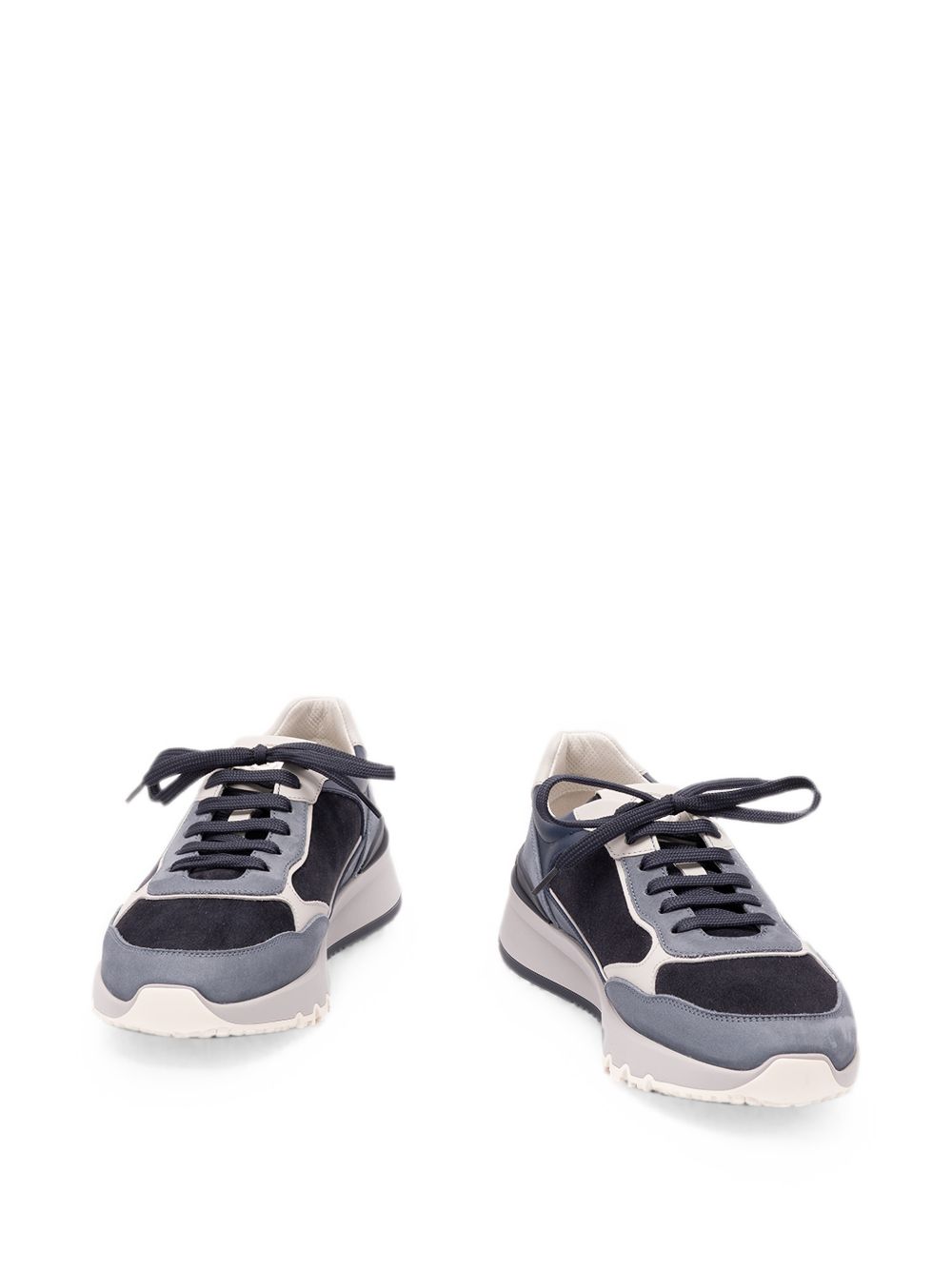 Brunello Cucinelli MZUSNEO355 scarpe basse blu 42