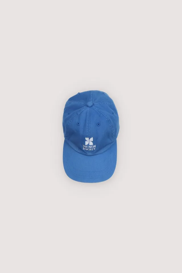 The New Society TNS Logo Cap Iris Whisper cappellino cotone