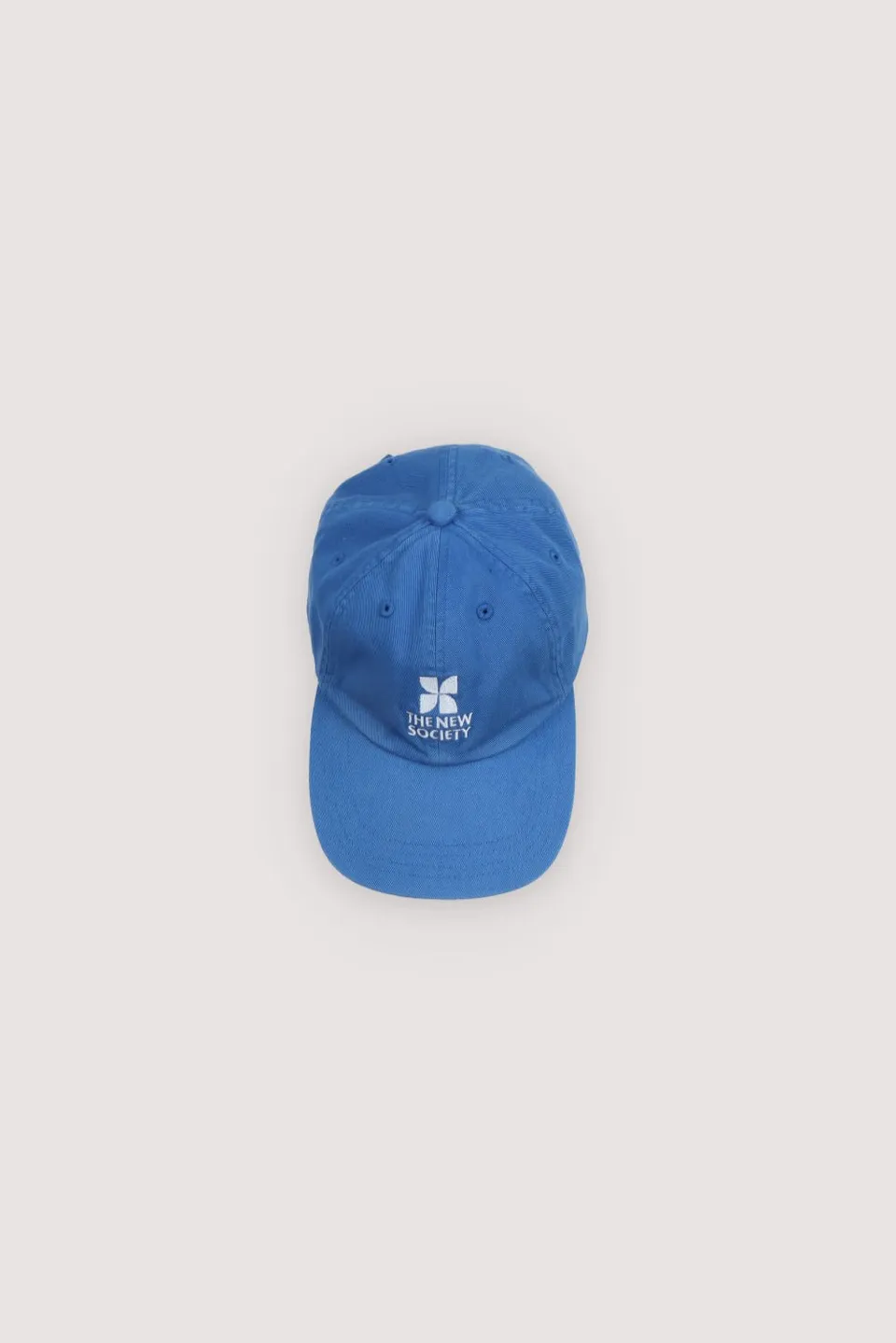 The New Society TNS Logo Cap Iris Whisper cappellino cotone
