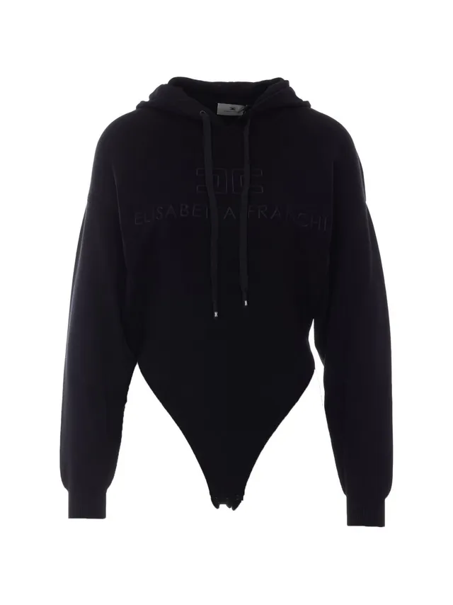 Elisabetta Franchi BK87S66E2 top nero donna