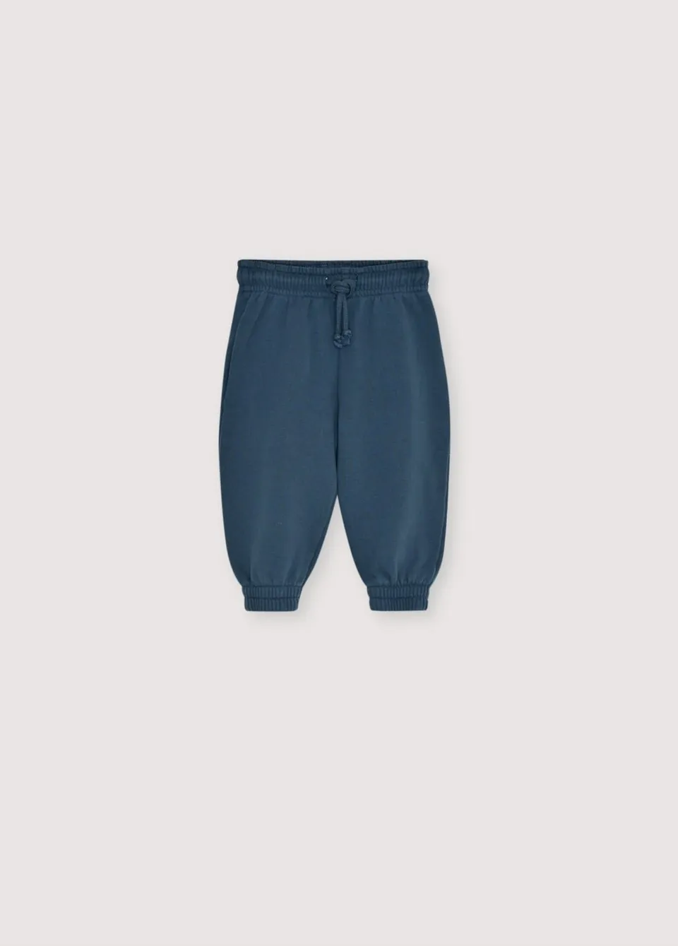 The New Society TNS Logo pantaloni tuta neonato blu cotone