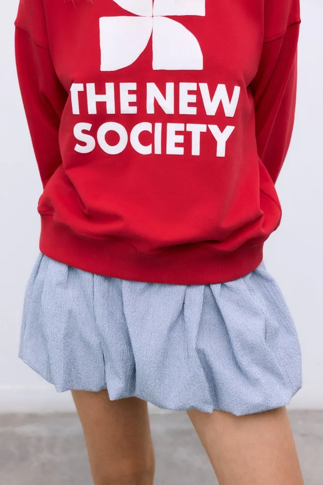 The New Society Cloe gonna corta Midnight Pinstripe