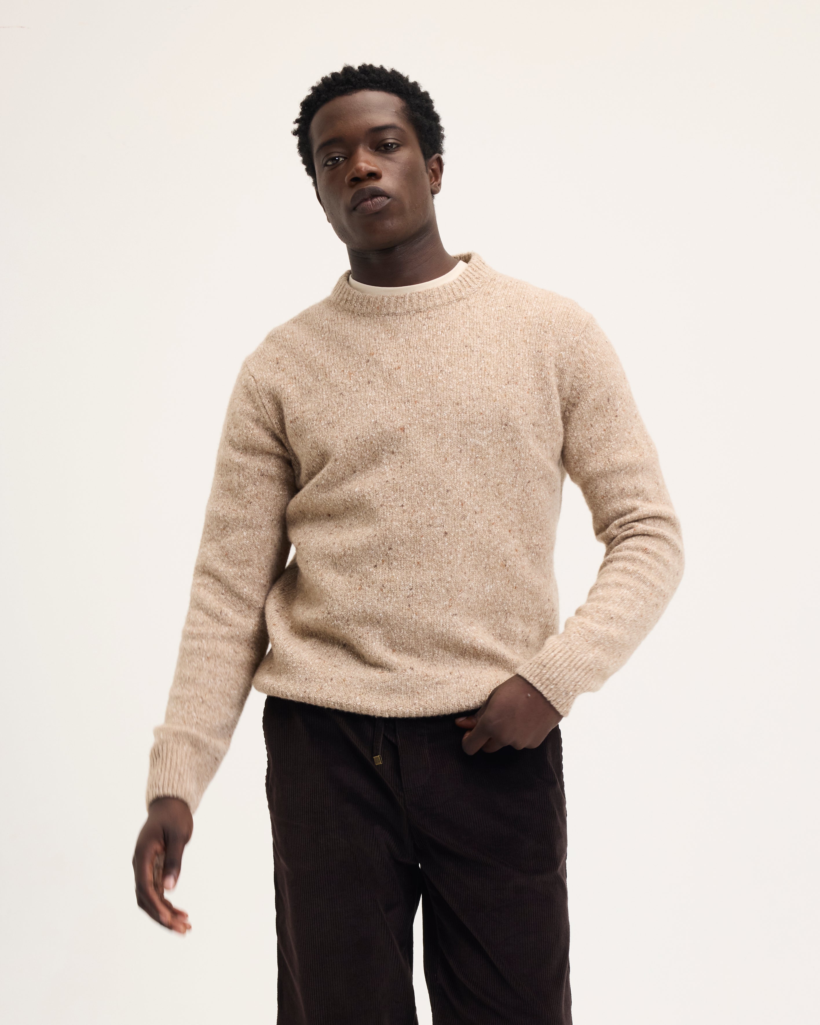 GOODPEOPLE Kookai maglione lana beige