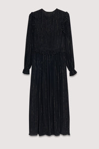 The New Society Lua Dress abito donna Eclipse Noir lungo viscosa