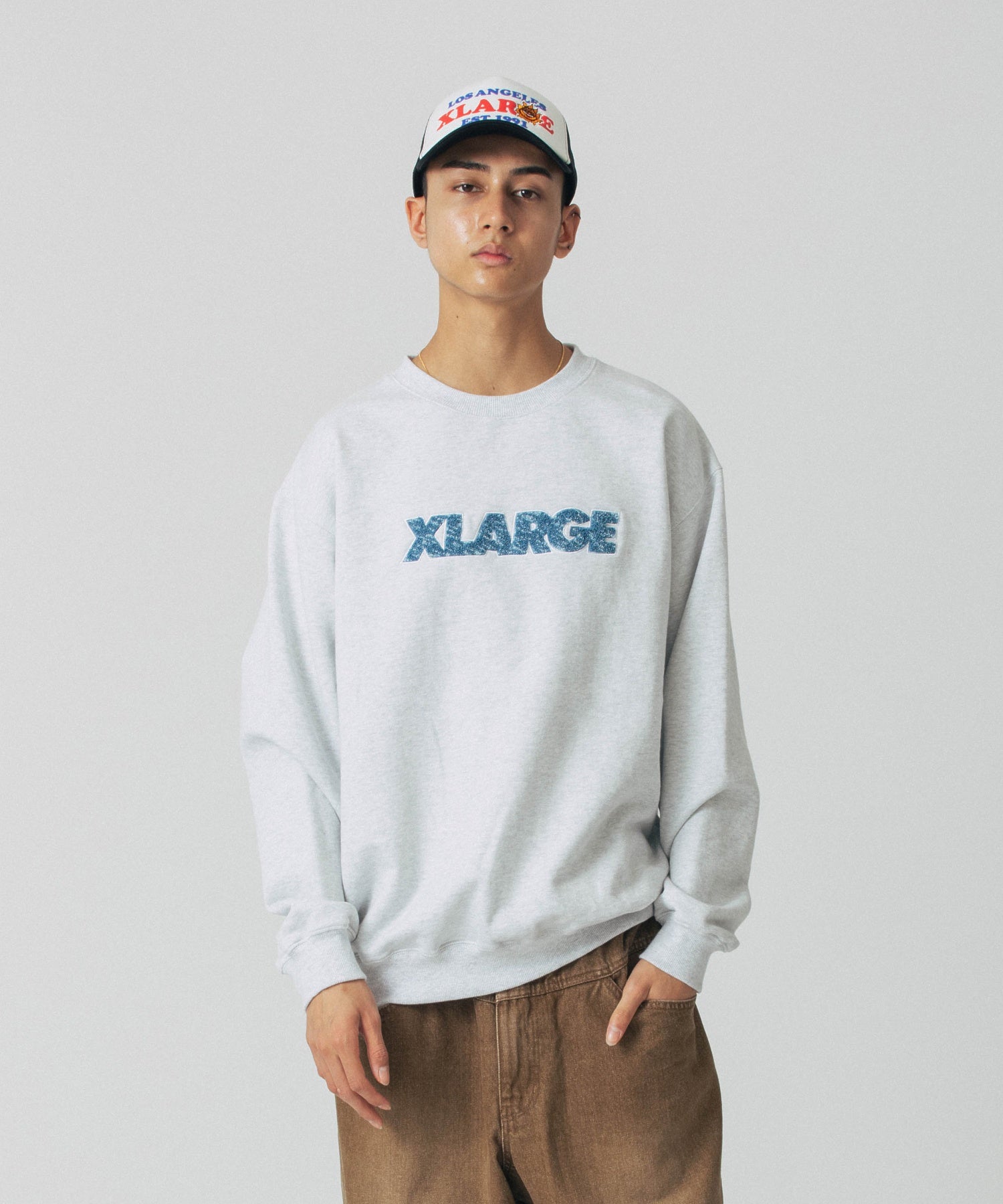 X-Large Standard Logo felpa girocollo cotone