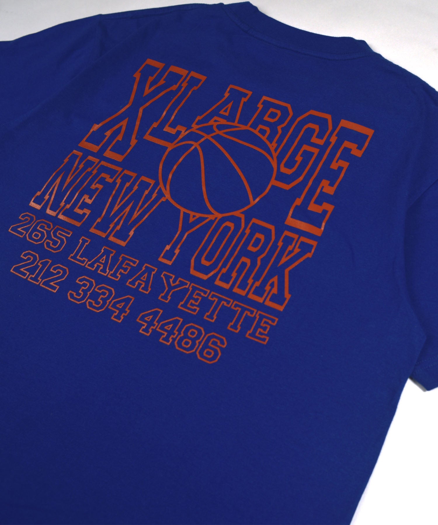 X-Large Nyc B-Ball maglietta maniche corte cotone