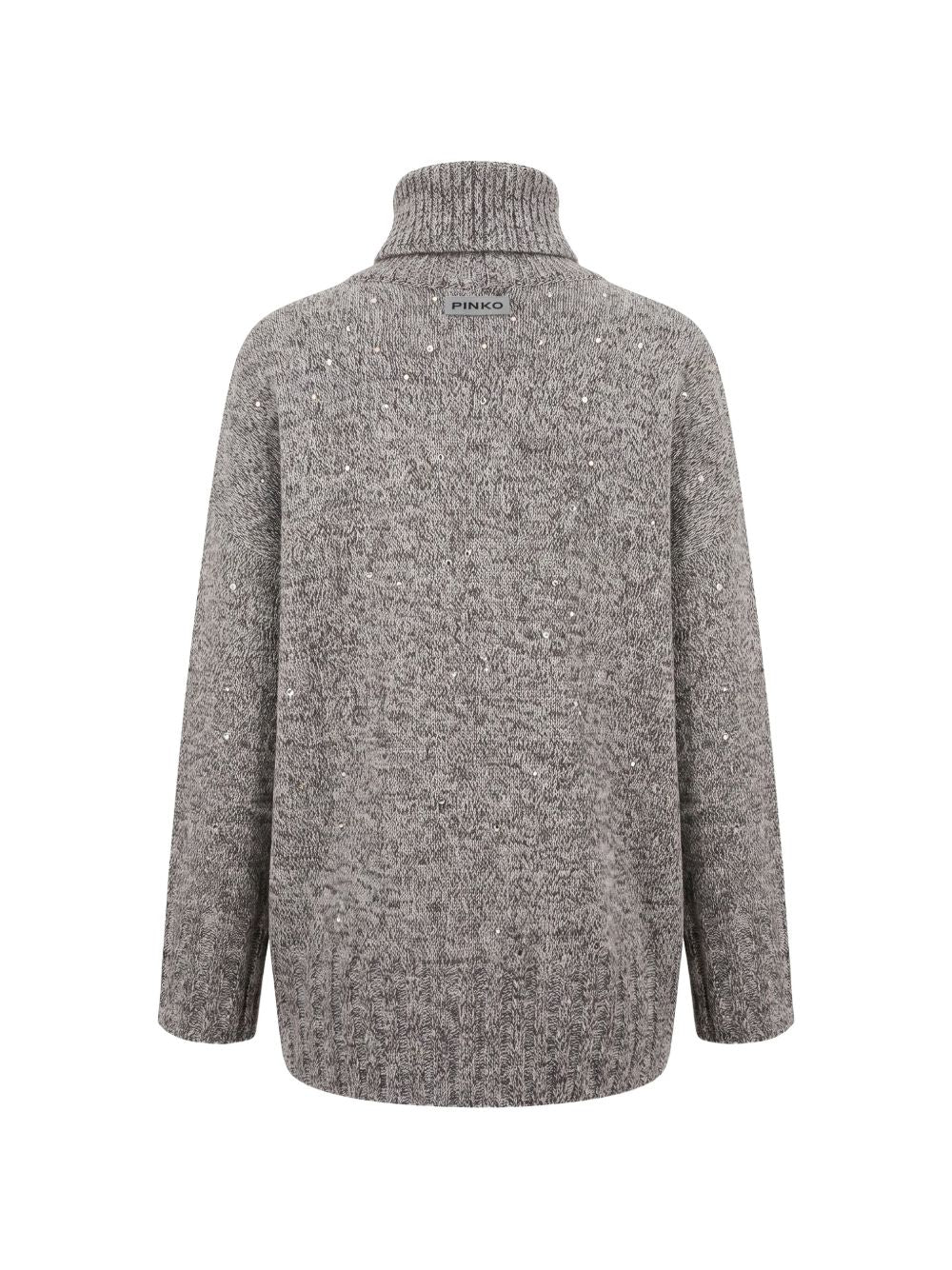 Pinko 107337 maglia donna bianco grigio invernale
