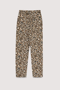 The New Society Nelia pantalone leopardato denim cotone