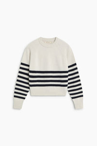The New Society Breeze Stripes Maglione Donna Lana Merino