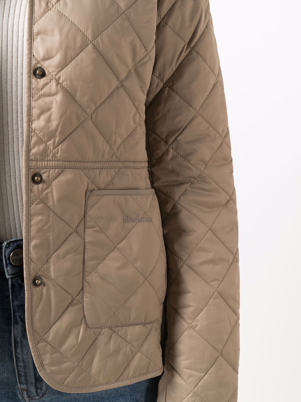 Barbour LQU1012 giubbotto beige light trench donna
