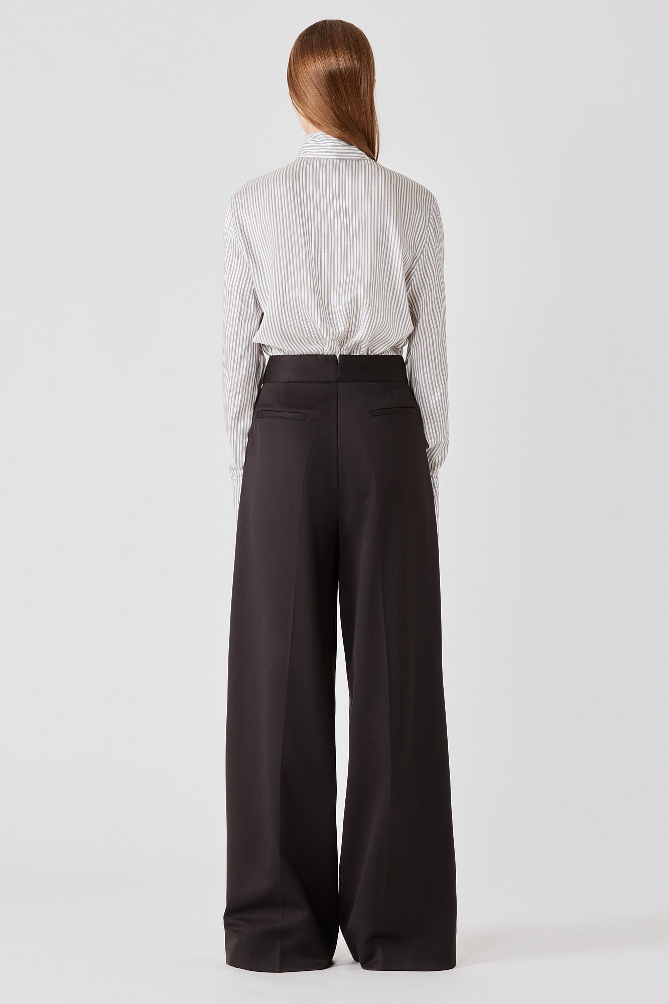 Sa Su Phi Bogart pantaloni in lana marroni