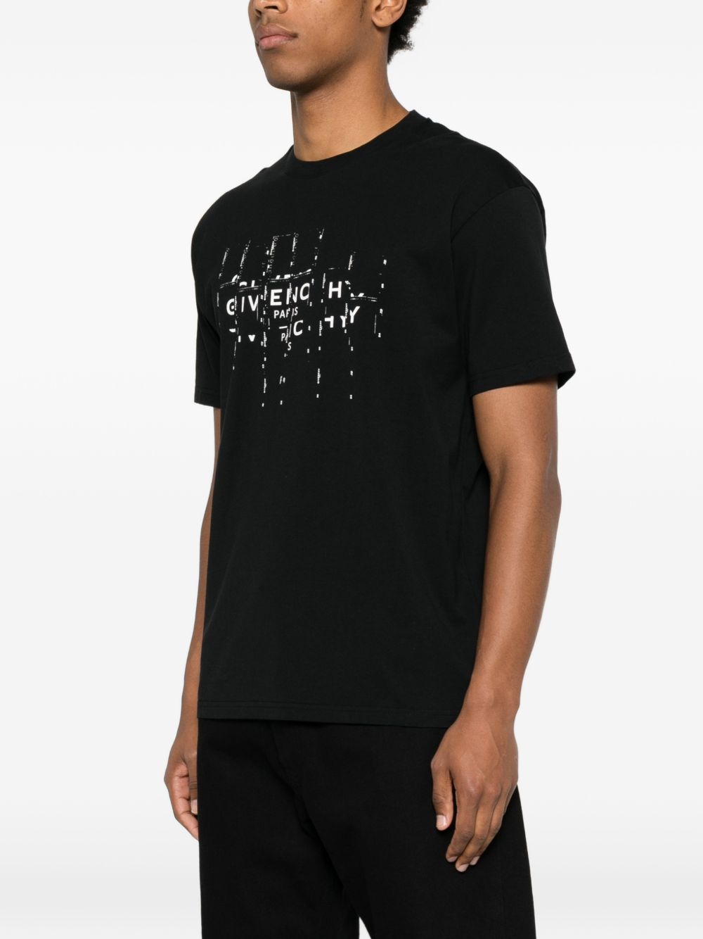 Givenchy BM71NK3YU9 t-shirt nera uomo