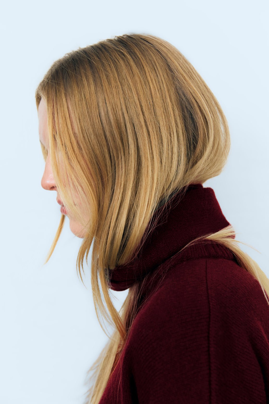 The New Society Agatha sciarpa donna Plum Fantasy cashmere