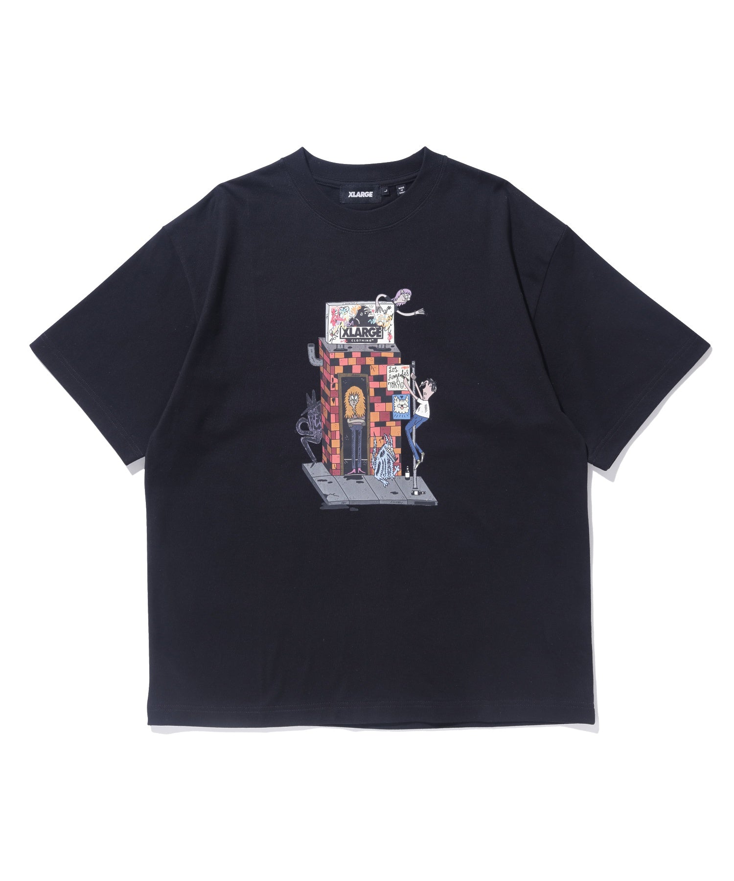 X-Large Scrawl t-shirt bianca in cotone