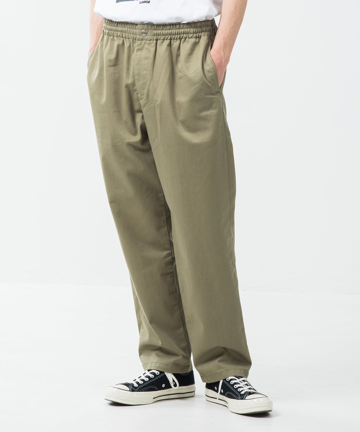 X-Large Work Easy Pants pantaloni oliva elastico