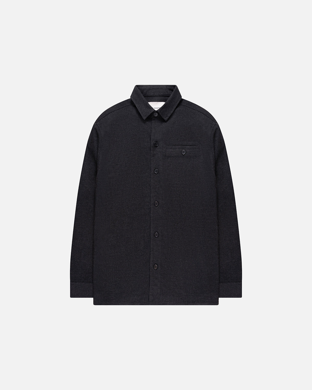 Goodpeople Seppe camicia antracite relaxed stretch