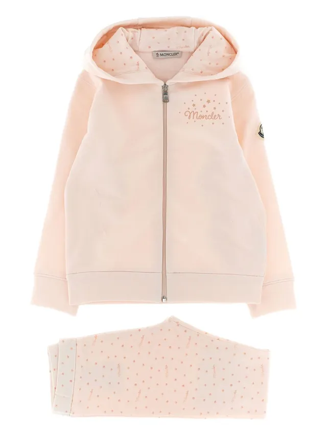Moncler Enfant K29518M00005 tuta bimba rosa