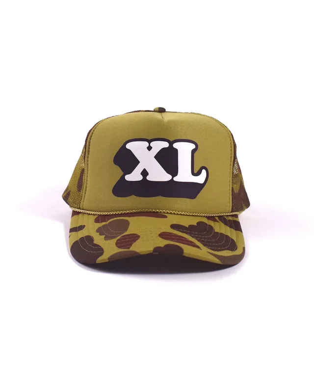 X-Large Bubble Logo cappello trucker nero