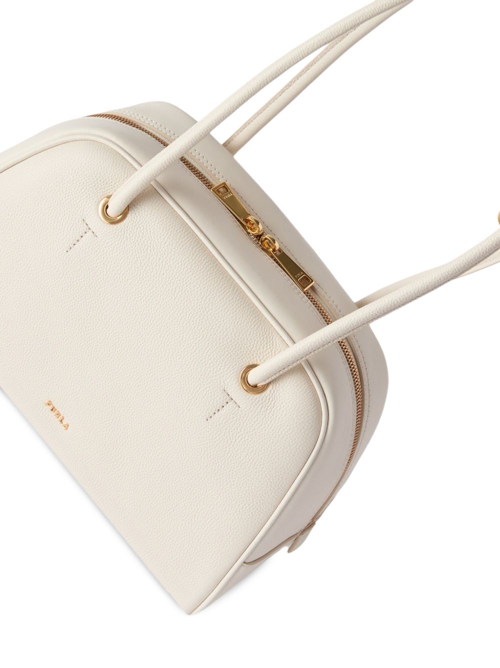 Furla WB02109 Borsa a Mano Bianca Pelle