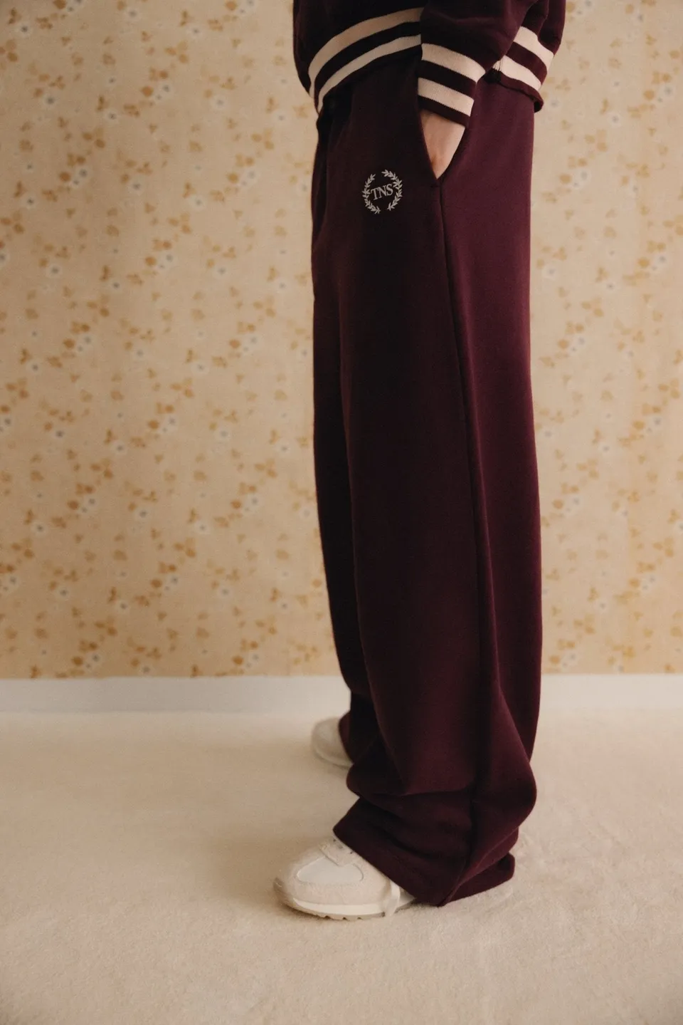 The New Society Mochi pantaloni tuta bordeaux teen