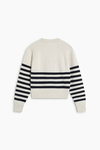 The New Society Breeze Stripes Maglione Donna Lana Merino