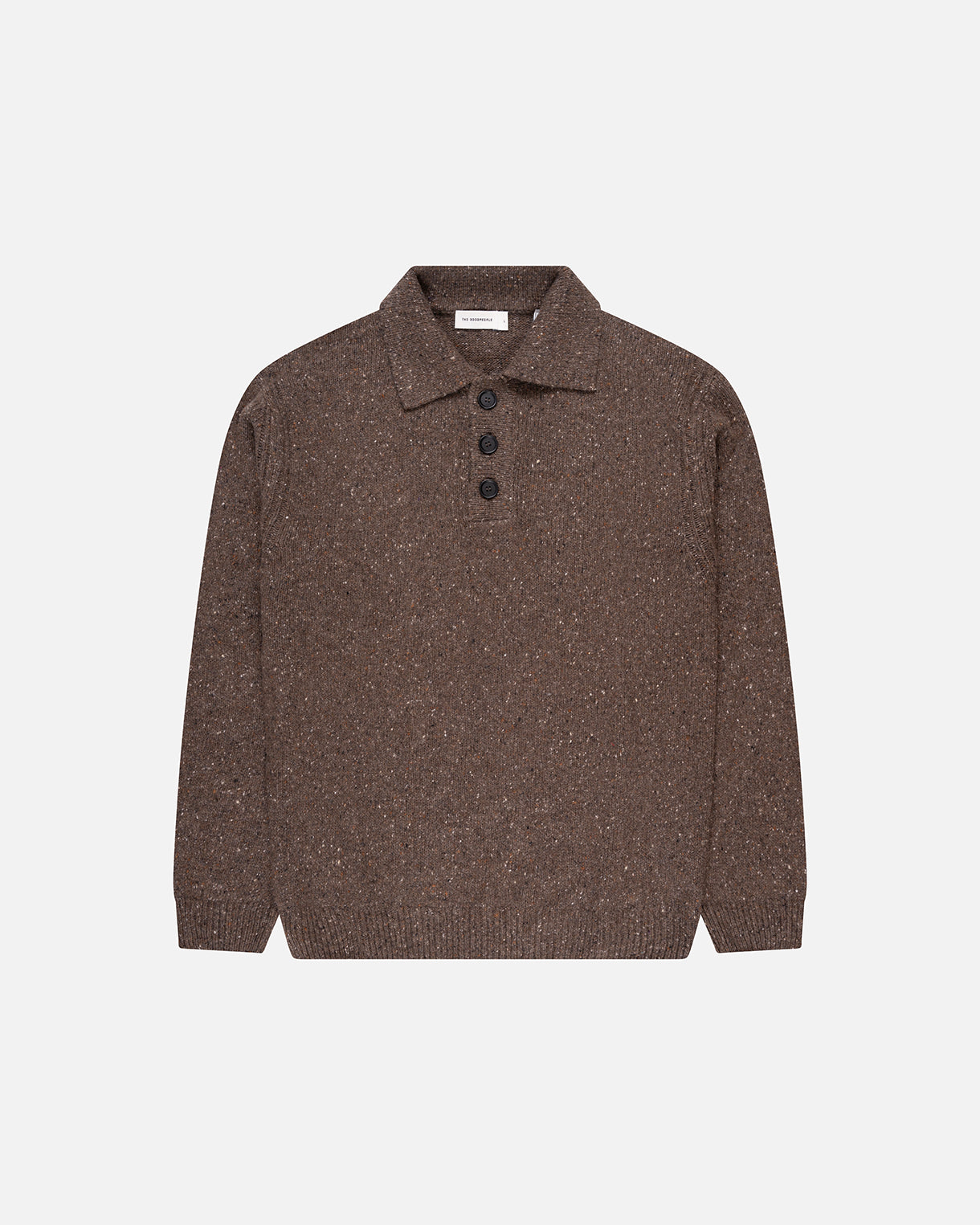 Goodpeople Kpolo maglia polo lana mocca