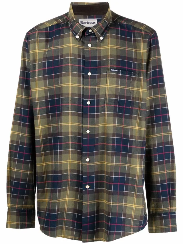Barbour MSH4991 MSHTN52 camicia verde uomo